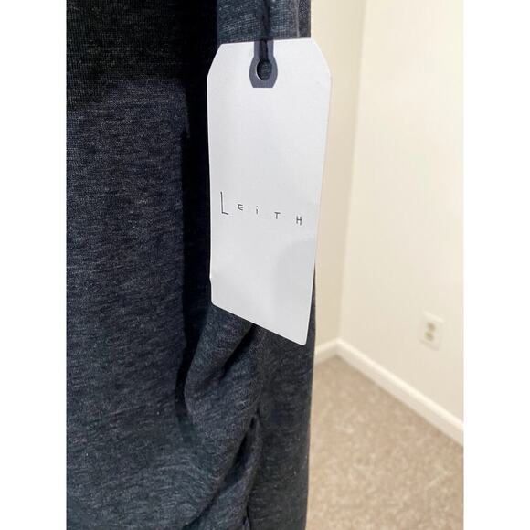 ✨HOST PICK✨Leith Charcoal Gray Ruched Bodycon Tank Dress - Size XL (NWT) - Picture 3 of 8